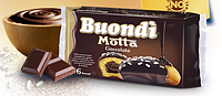 Шоколадное печенье Buondi Motta Cioccolato, 276гр (Италия)