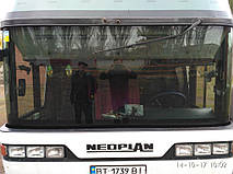 Изготовление и замена лобового стекла на автобус Neoplan 117 в Никополе