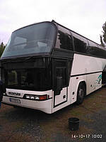 Изготовление и замена лобового стекла на автобус Neoplan 117 в Никополе