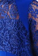 Жіноче ошатне плаття з гіпюром Аделіна / розмір 54,56 колір електрик, фото 3
