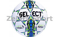 Мяч футзальный №4 SELECT FUTSAL (белый-синий-зеленый)