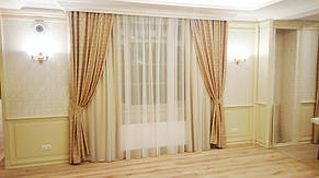 Функциональные и декоративные шторы с тюлем. Юровка