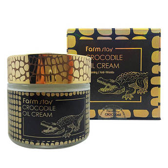 Крем для обличчя з жиром крокодила FarmStay Crocodile Oil Cream 70 мл