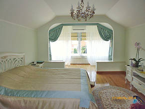 Шторы на подхвате в спальню. Софиевская Борщаговка