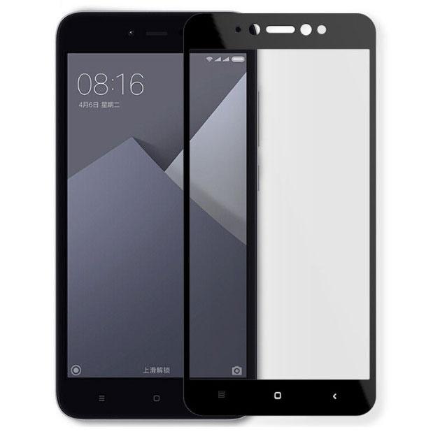 Full Glue захисне скло для Xiaomi Redmi Note 5A Prime / Redmi Y1 - Black, фото 1