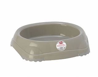 Миска для котів овальна Pet Nova 210 ml сірий