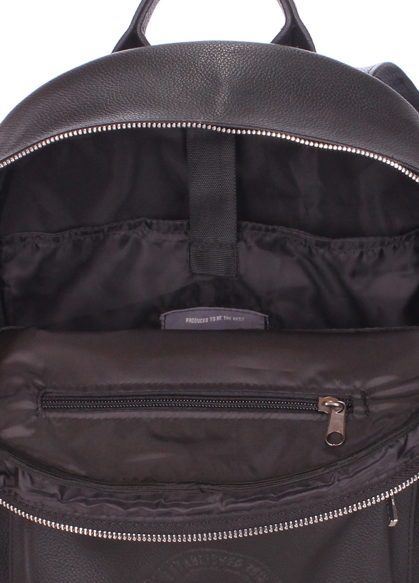 Рюкзак женский кожаный POOLPARTY Xs xs-bckpck-leather-black - фото 4 - id-p616941530