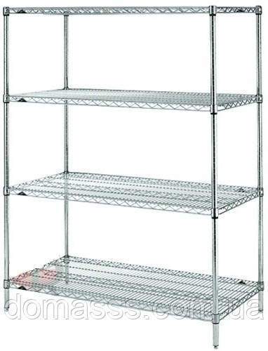 Стелаж хромований 122х61х183 (E40504057), фото 1