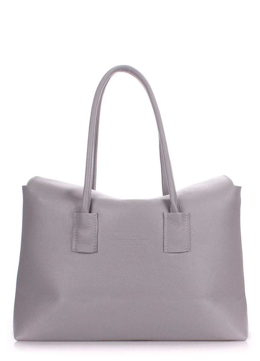 Шкіряна сумка POOLPARTY Sense sense-grey, фото 1