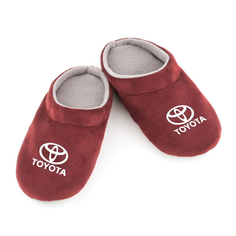 Хатні капці шльопанці Тойота бордо багіра, фото 1