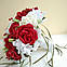 Красный свадебный букет-дублёр, фото 5