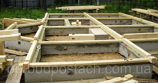 Пристрій фундаменту брусового будинку