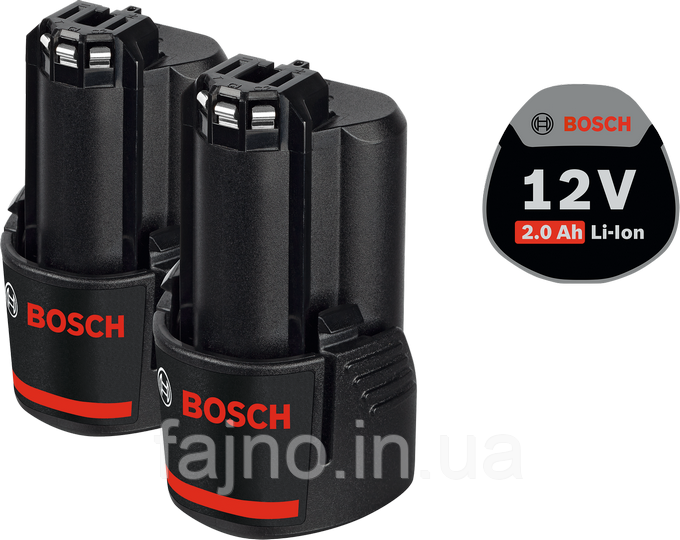 Акумулятор Bosch 2 x GBA 12V 2.0 Ah Professional