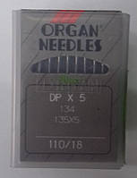 Иглы для промышленных машин "ORGAN NEEDLES" DPх5 №80