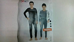 Комплект термо білизни підлітковий на вік 7-8 років, чорний Thermal Underwear, Туреччина