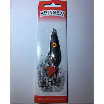 Блешня Spinnex Krocodile 10g silver eye orange