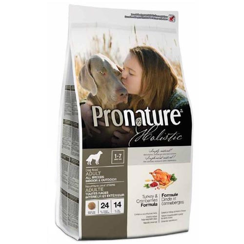Сухий корм для собак всіх порід Pronature Holistic (Пронатюр Холистик) з індичкою і журавлиною, 2,72 кг