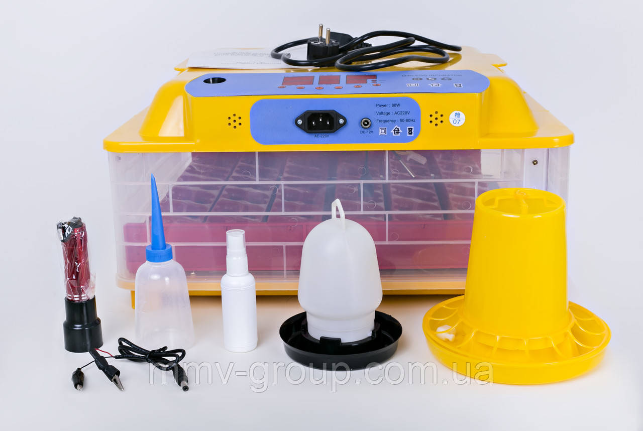 Інкубатор автоматичний Quail 36 +івоскоп + 12 V, фото 1