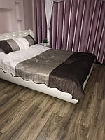 Комбіноване велюрове покривало "День - ніч" євро розмір