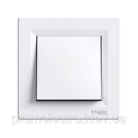 Вимикач Schneider-Electric Asfora 1-клавішний білий EPH0100121, фото 1