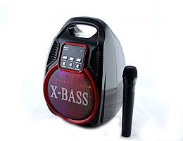 Бумбокс з радіомікрофоном Golon RX-820BT (USB/Bluetooth/FM/акумулятор)