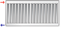 Сталевий (панельний) радіатор PURMO Compact т22 300x1200 бокове підключення, фото 2