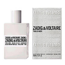 Zadig & Voltaire This is her туалетная вода 100 ml. (Задиг і Вольтер Зіс іс Хьор), фото 4