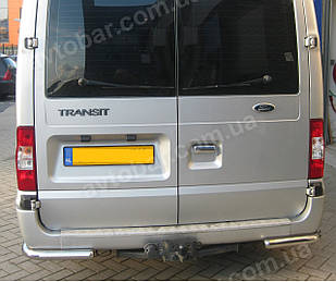 Захист заднього бампера Кути на Ford Transit (2000-2015)