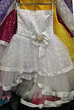 Ошатне пишне плаття зі шлейфом для дівчинки., фото 5