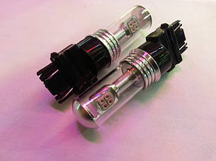 Світлодіодна автолампа червона 3157(W27/7W)- 40W (580Lm) CREE XBD X*8PCS (380Lm) OEM Beam angle desi