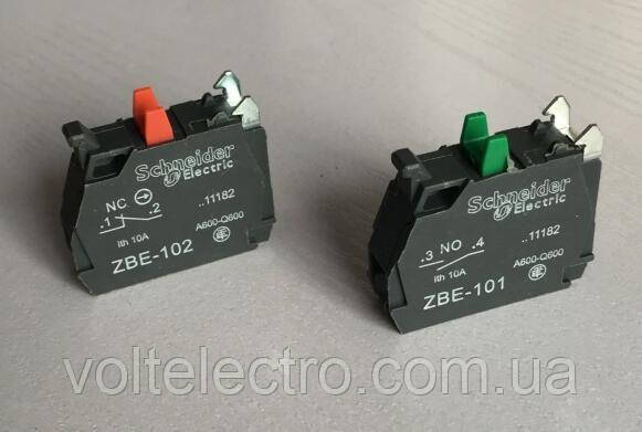 Контактний блок Schneider Electric 1NO, гвинтовий для серій Harmony XB4, XB5 - фото 10 - id-p97416707