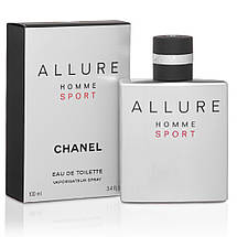 Chanel Allure Homme Sport туалетна вода 100 ml. (Шанель Алюр Хом Спорт), фото 2