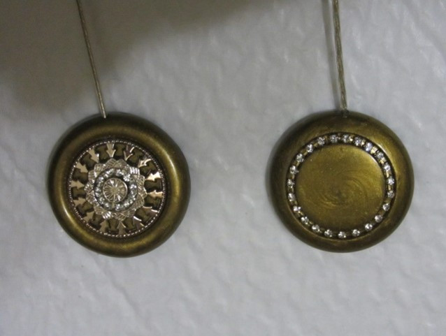 Магніт-підхоплювач для штор ручної роботи Б1 і Б2 антик, фото 1