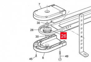 Колесо натягу зубчастого ременя SPIN (PMD0529.8003)