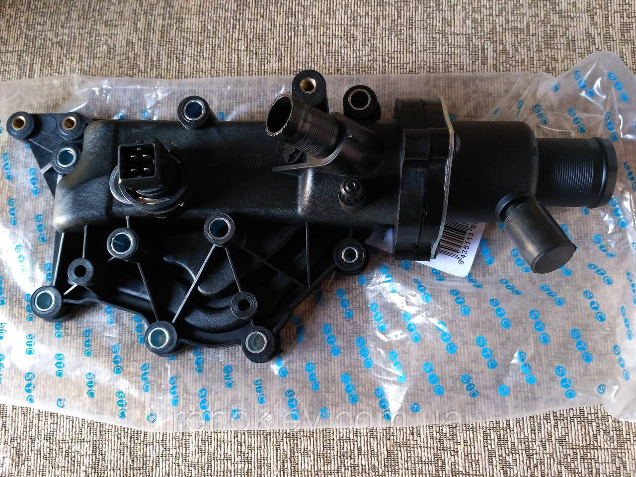 Корпус термостата +термостат Renault Kangoo 1.4 1.6 16V(03773), фото 1