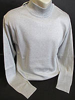 Однотонні чоловічі гольфи комір-стійка.