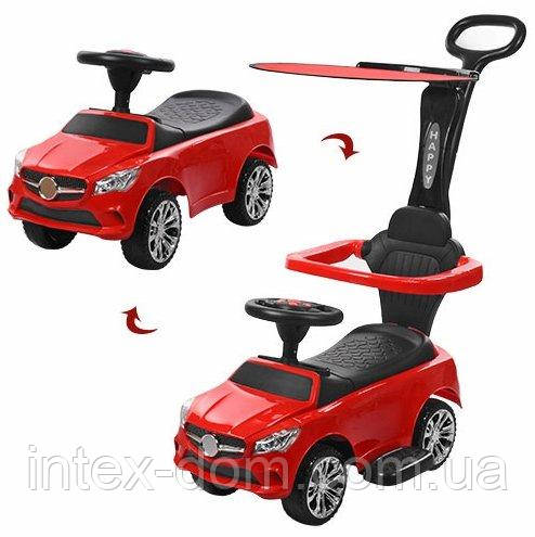 Каталка-толокар Bambi (JY-Z06C-3) з батьківською ручкою, фото 1