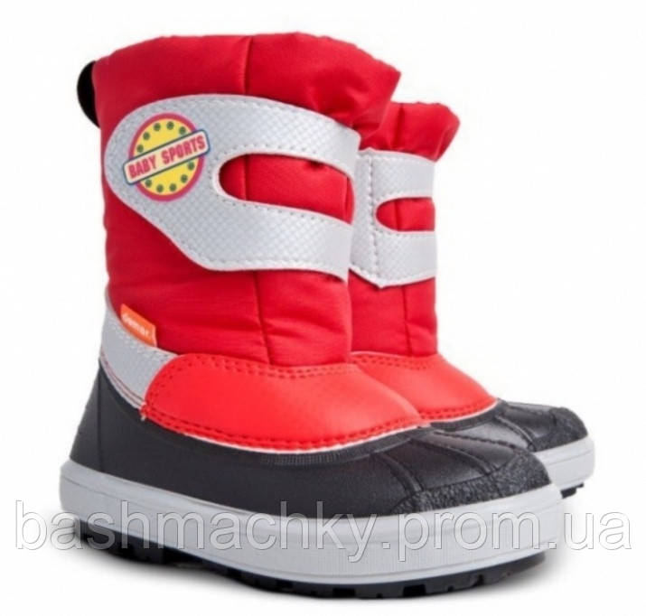 Чобітки (дутики) зимові Demar Baby Sport червоні 20-29р.