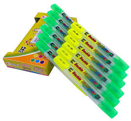 Текстовиділювач "Highlighter" DH-208B (3086) двокольоровий