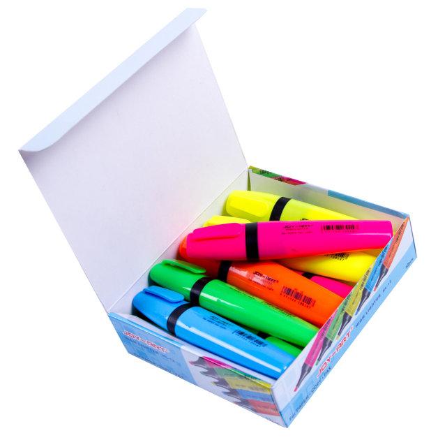 Текстовиділювач "JOY ART" HL-12 (12 кольорів/уп), фото 1