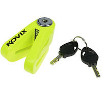 Замок на гальмівний диск Kovix KV2 FG Fluorescent Green (потертьості, пошкодження паковання)