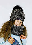 Дитяча шапка (набір) ДЖАДИС для дівчаток оптом р. 52-54, фото 2