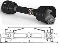 Карданний вал без вилки серія T05, хрестовина 32х76 зірка