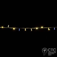 Гирлянда светодиодная уличная "Нить" (String) 100LED белая (тёплая) STRING-100LED-10M-WCK