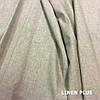 Світло-сіра лляна тканина, ширина 220 см, колір 1/1, фото 2