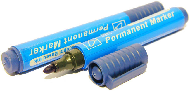 Маркер ''Diamond'' круглий (синій), фото 1