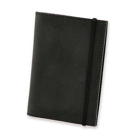 Обкладинка для паспорта 1.0 Графіт (шкіра) + блокнотик