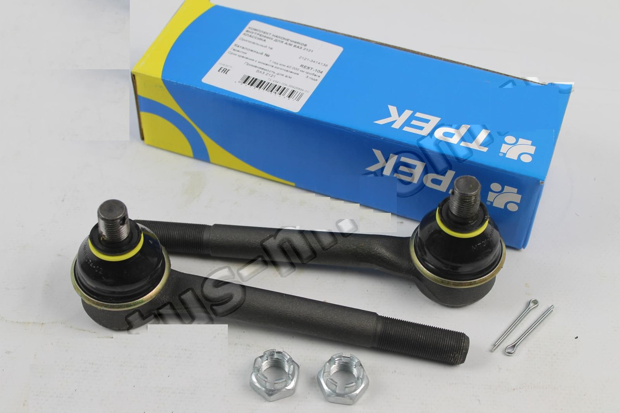 Наконечник тяги рульової ВАЗ Нива 2121, 21213, 21214 внутрішній (компл. 2 шт) (REST-104) (пр-во Трек, р. Міас, фото 1