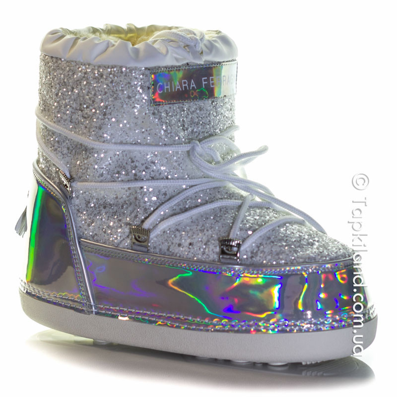 Snow Boots  Chiara Ferragni (Royal White) (Size S,M,L)