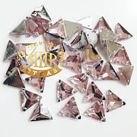 Пришивные треугольники 12x12, цвет Lt Rose, (синтетич.стекло), 1шт